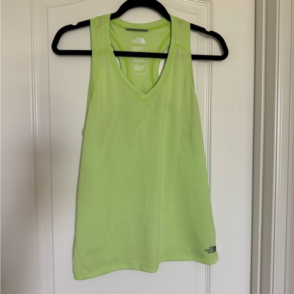 The North Face Green Tank Top Moisture-Wicking Athletic Wear